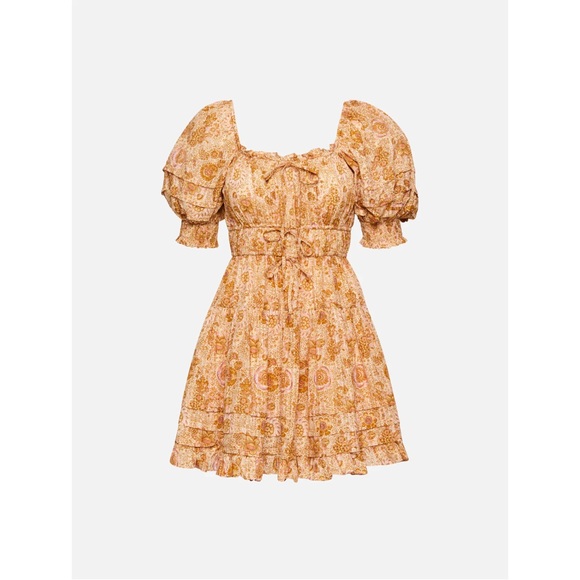 Ulla Johnson Juniper Puff Sleeve Mini Dress in Meadow - Picture 3 of 3